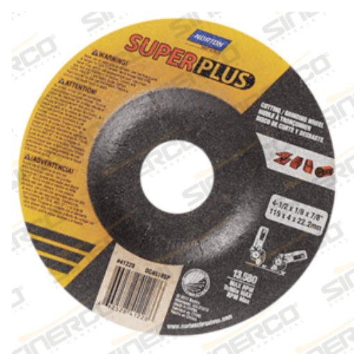 Imagen de DISCO DESBASTE T27 SUPER PLUS 4-1/2 X 1/4 X 7/8"