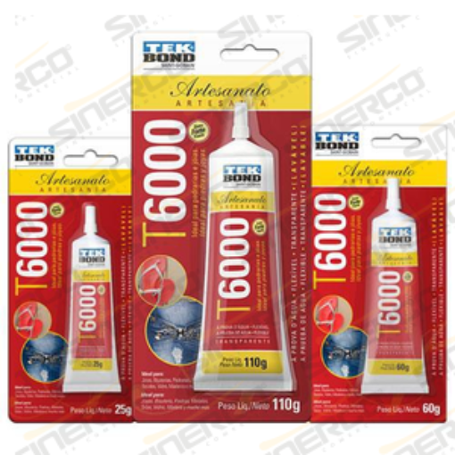 Imagen de ADHESIVO PERMANENTE  T600 TEKBOND ARTESANIA 25G BLISTER TRANSPARENTE
