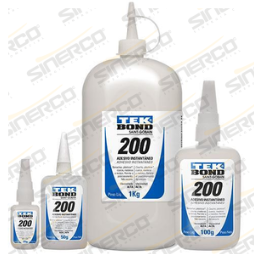 Imagen de ADHESIVO INSTANTÁNEO 200 TEKBOND 20G TUBO APLICADOR A