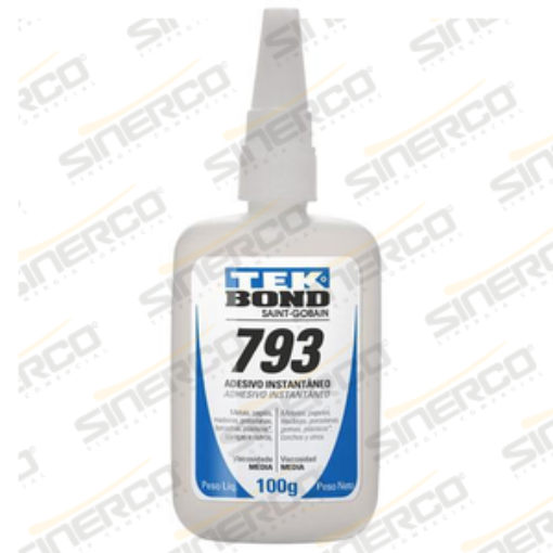 Imagen de ADHESIVO INSTANTÁNEO 793 TEKBOND 100G TUBO APLICADOR A