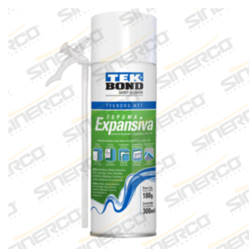 Imagen de ESPUMA EXPANSIVA PU TEKBOND 180/300G/ML AEROSOL BEIGE