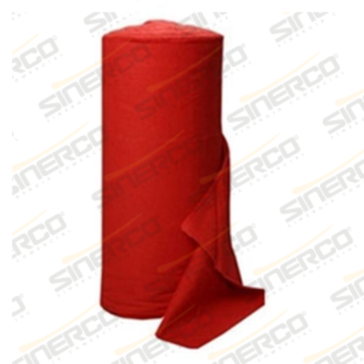 Imagen de FRANELA LISA ROJA 60CM X 50MTS