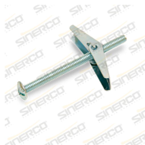 Imagen de SUJETADOR MARIPOSA C/TORNILLO GALVANIZADO 3/16"