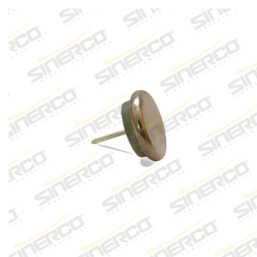 Imagen de RESBALON C/CLAVO # 1-19MM ACERO INOXIDABLE C/100PZ