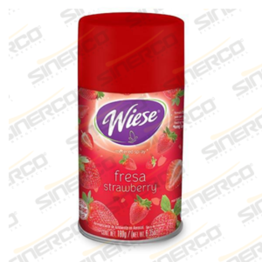 Imagen de WIESE   AEROSOL DISPARO CONTROLADO WIESE 180G/ 223ML CODIGO DE BARRAS 7501821505314 AROMA FRESA      
