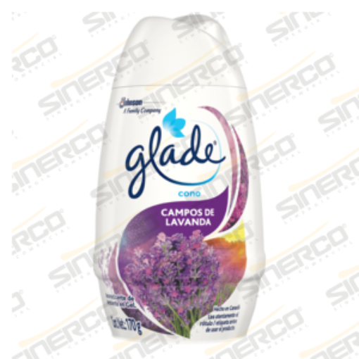 Imagen de GLADE CONO EN GEL 170G CAMPOS DE LAVANDA