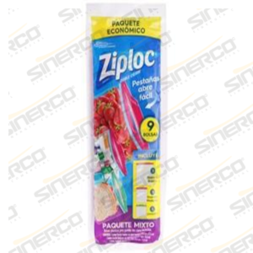 Imagen de ZIPLOC ECONOPACK-MULTIPACK 9 BOLSAS