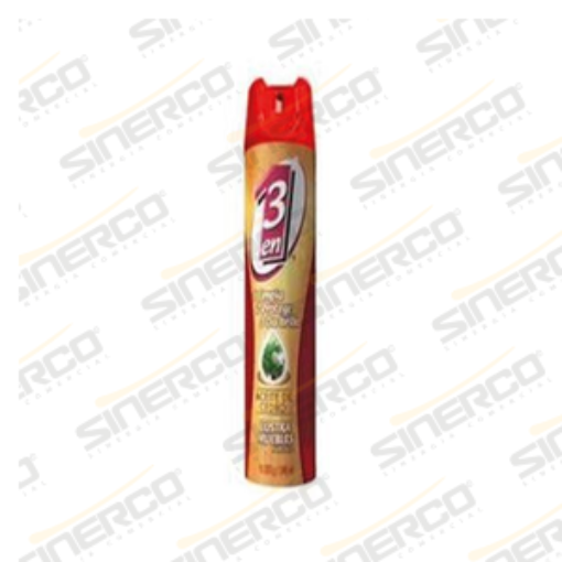 Imagen de 3 EN 1 LUSTRA MUEBLES ACEITE CEDRO AEROSOL 300  ML
