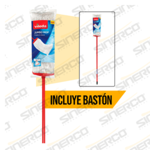 Imagen de JUMBO MOP VILEDA DE ALGODON CON MANGO