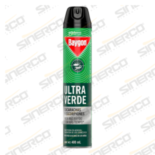 Imagen de INSECTICIDA BAYGON ULTRA VERDE AEROSOL 400ML