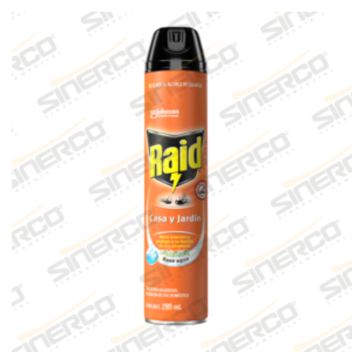 Imagen de INSECTICIDA RAID CASA Y JARDIN PROTECTOR AER 285ML REEMPLAZA EL 7501032901912 DE 250ML