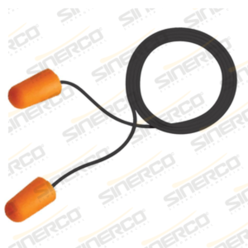 Imagen de TAPON AUDITIVO DESECHABLE SINERCO 33 DB CON CORDON
