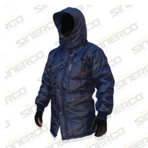 Imagen de CHAMARRA CAZADORA TERMICA AZUL P/CUARTO FRIO XL