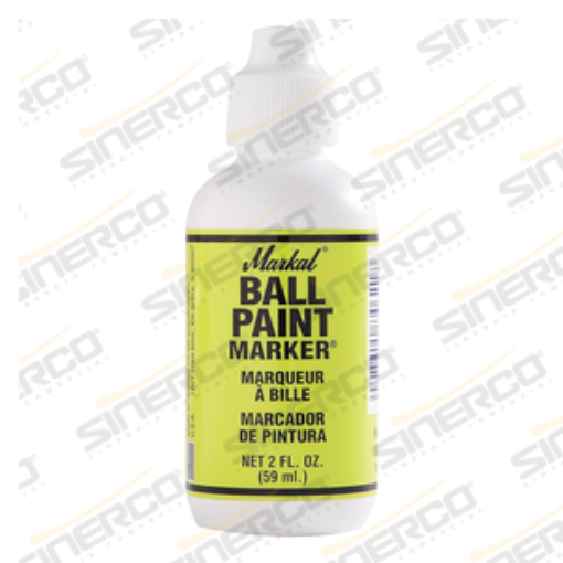 Imagen de MARCADOR AMARILLO BALL PAINT MARKER MARKAL