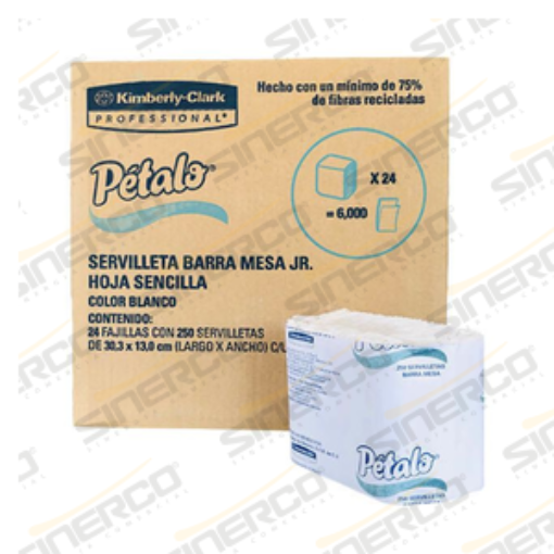 Imagen de KCP 91694 PETALO SERVILLETA BARRAMESA JR 24 PAQUETES CON 250 SERVILLETAS