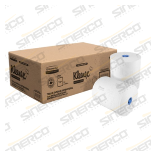 Imagen de KCP 92118 KLEENEX ICON TOALLA EN ROLLO BLANCA 180M CON 6 ROLLOS